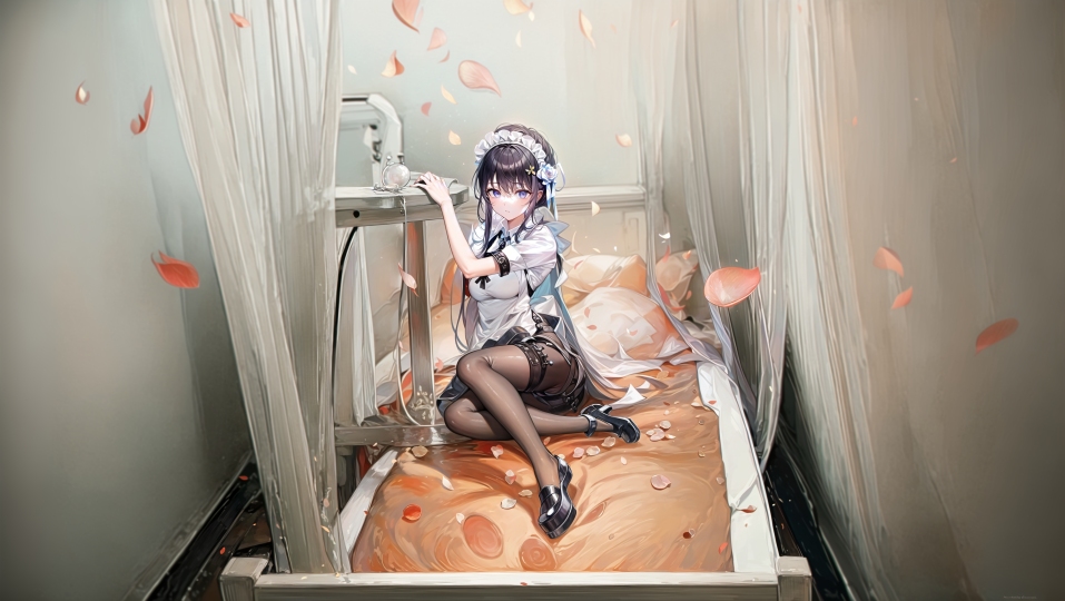 坐着的美女
