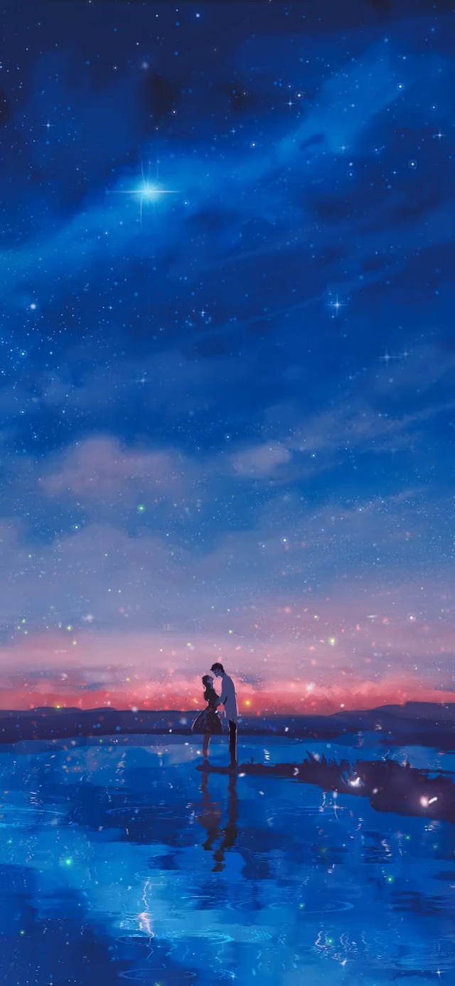 星空下的恋人