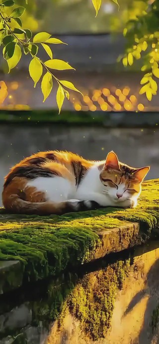 午睡猫咪