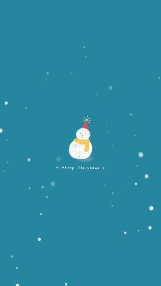 雪人 圣诞壁纸