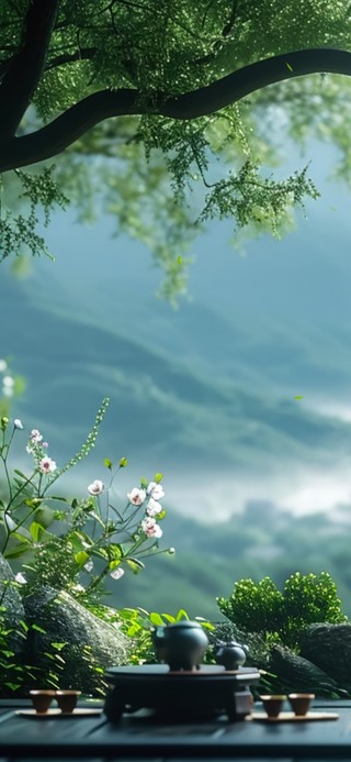 观山古风茶座