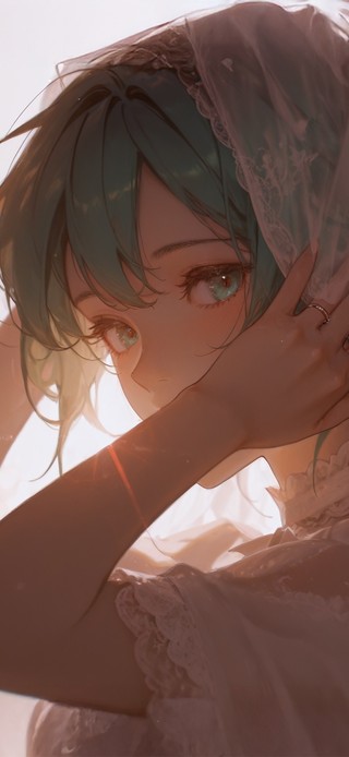 唯美婚纱女孩
