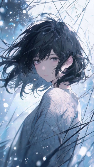 二次元氛围感美女