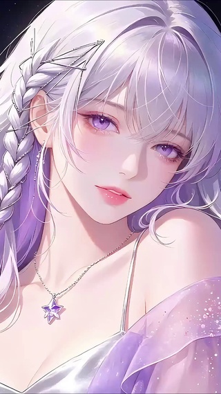 星空紫罗兰系少女