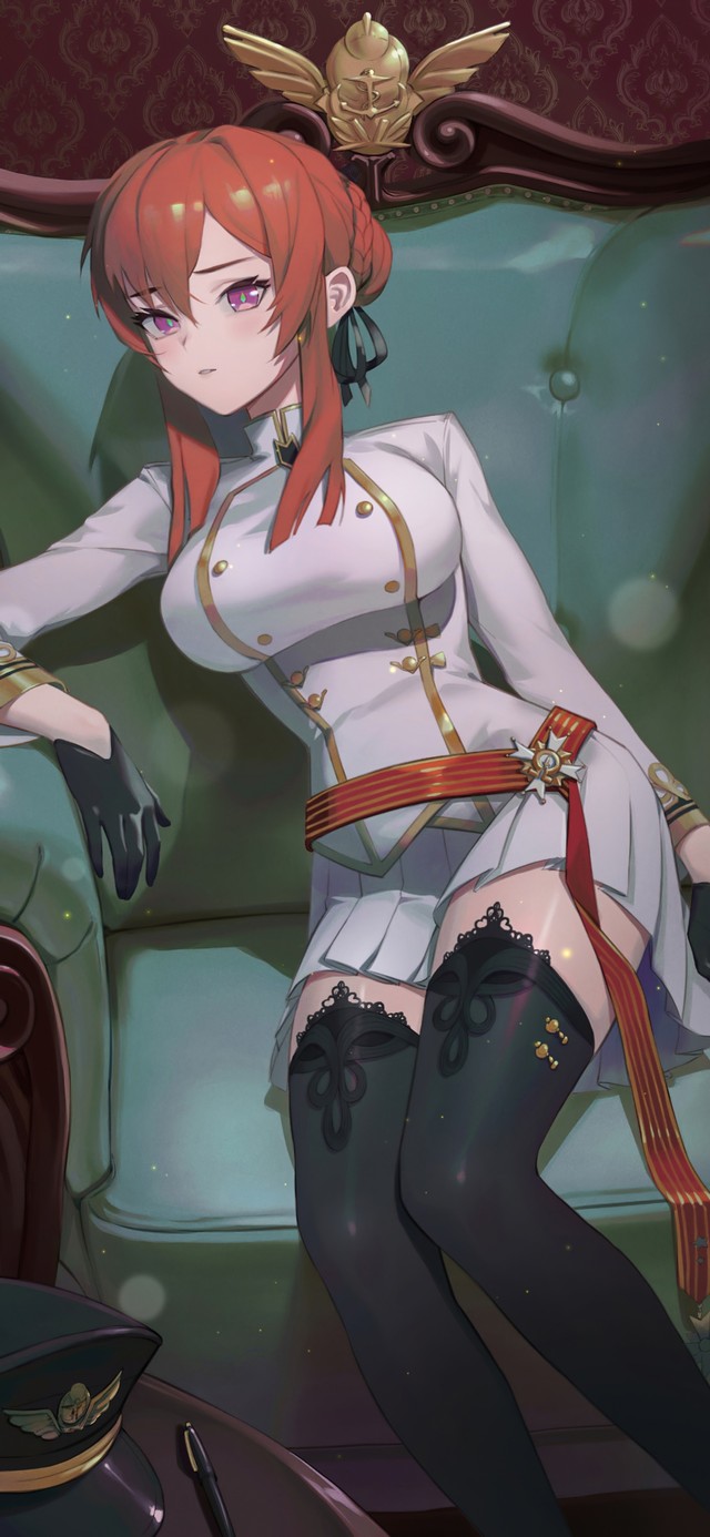 4K黑丝军装JK制服少女