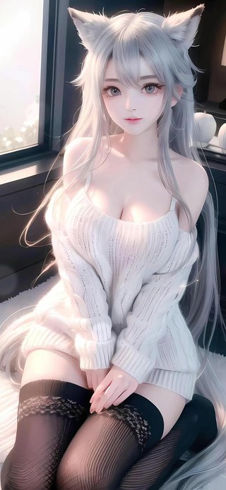 可爱黑丝女孩