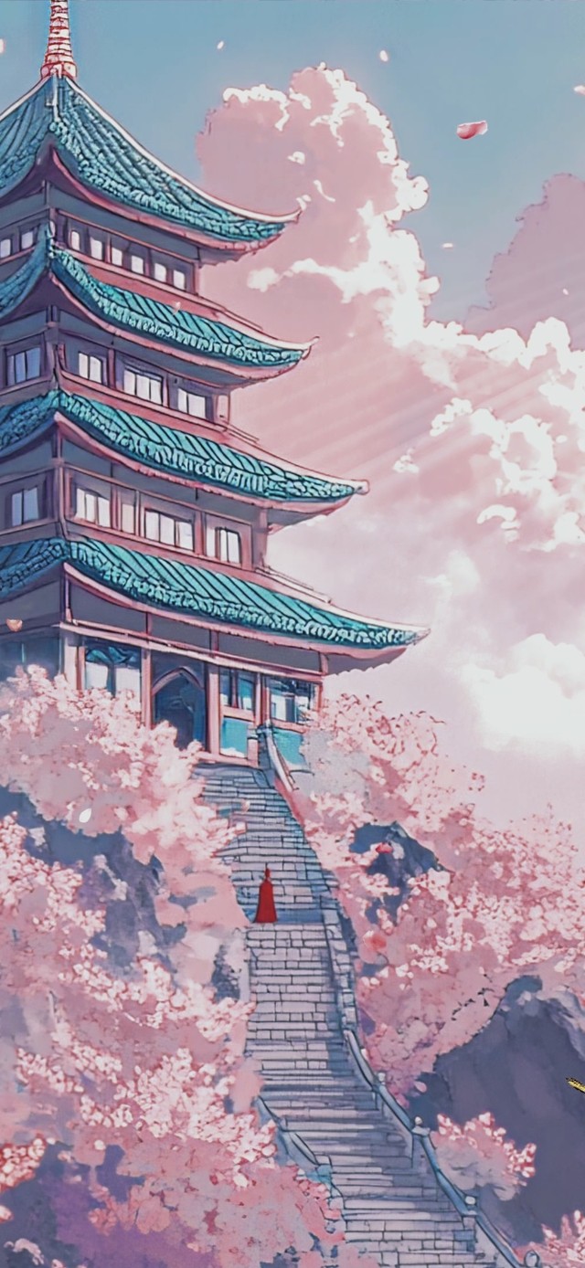 动漫场景AI梦幻壁纸