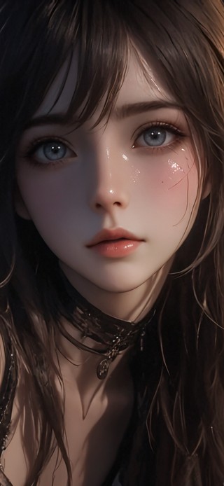 夜色美女