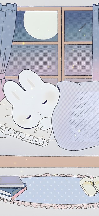 熟睡的小兔子