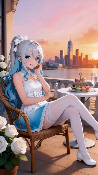 少女的下午茶时间