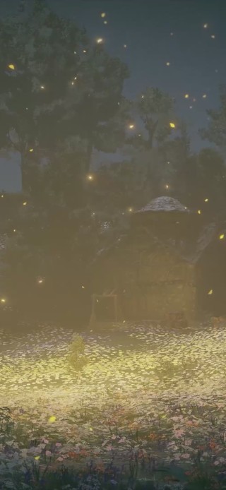 夏夜雨落星辰虫鸣