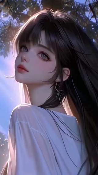 沐浴阳光的女孩_1