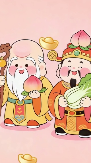 该你发财啦