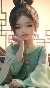 佛系古风女孩