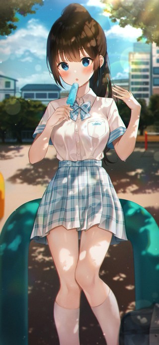 夏日JK美少女