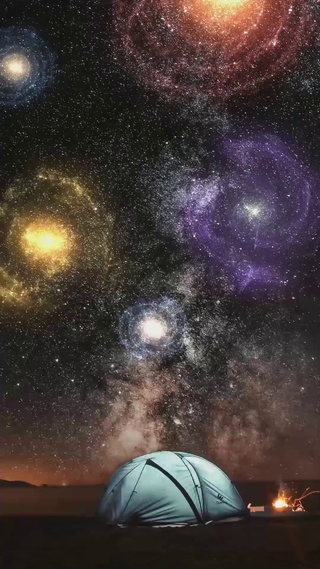 星辰与帐篷