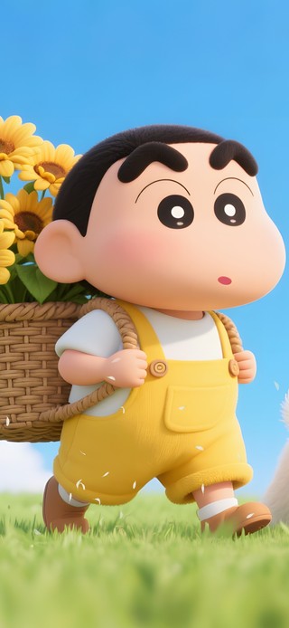 采花的小新
