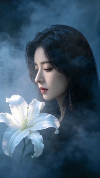 超清—夜色百合