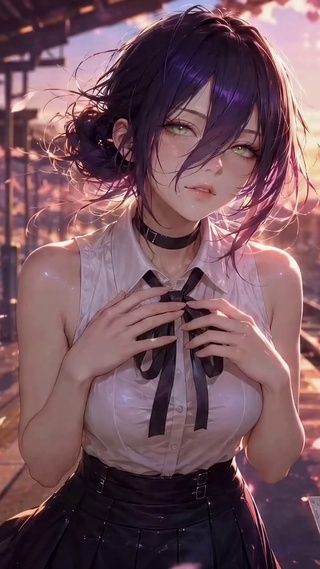 樱落黄昏少女