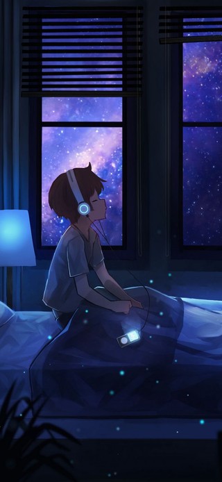 深夜的男孩