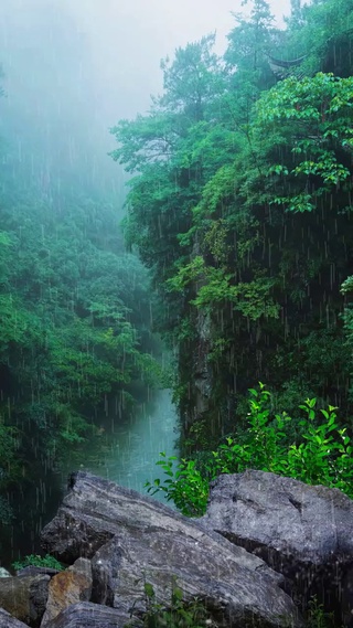 半山春雨半生忧，一杯清茶难入喉！山后本是清净地，奈何俗人一身愁！ 