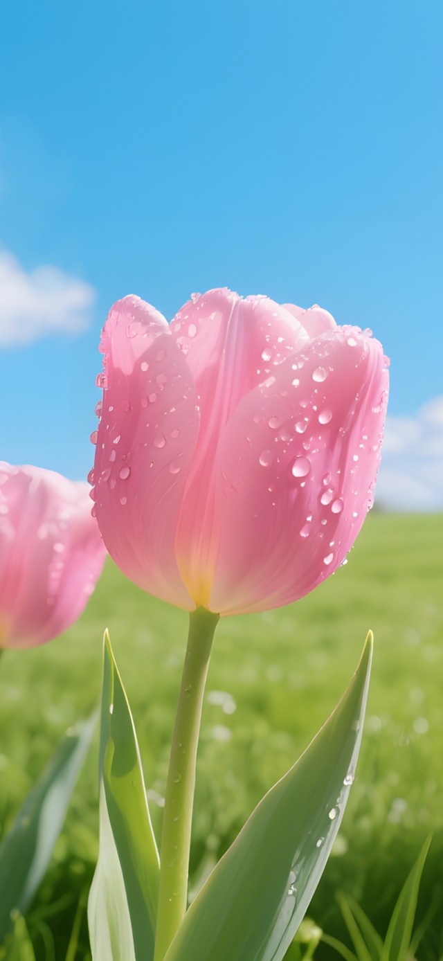 唯美小清新郁金香