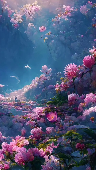 治愈系梦幻花海