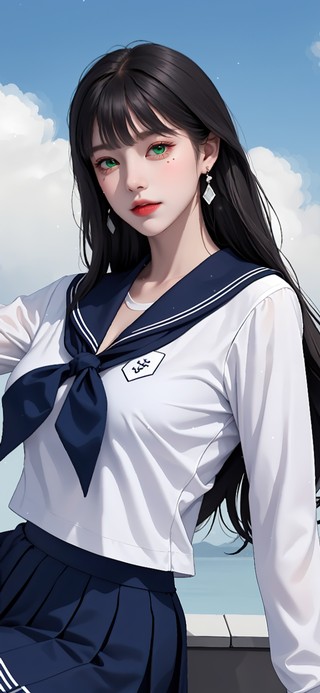 海边JK少女