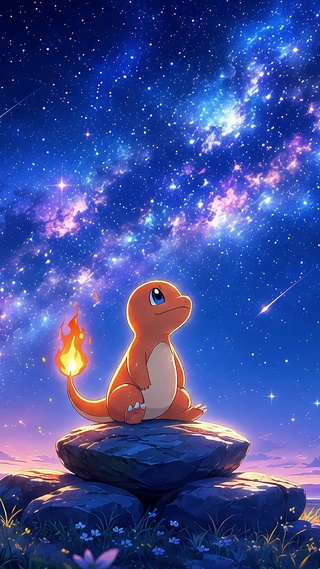 小火龙与星空