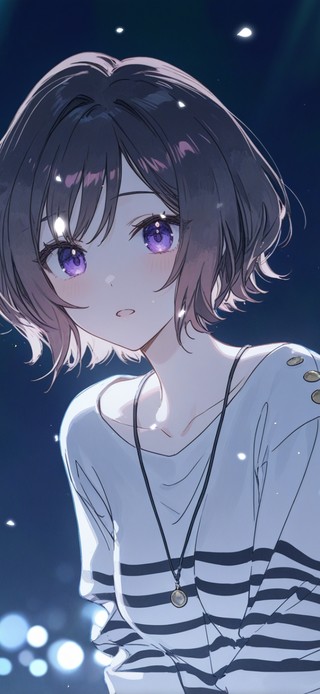 夜晚激光少女