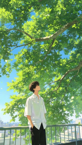 小清新治愈少年