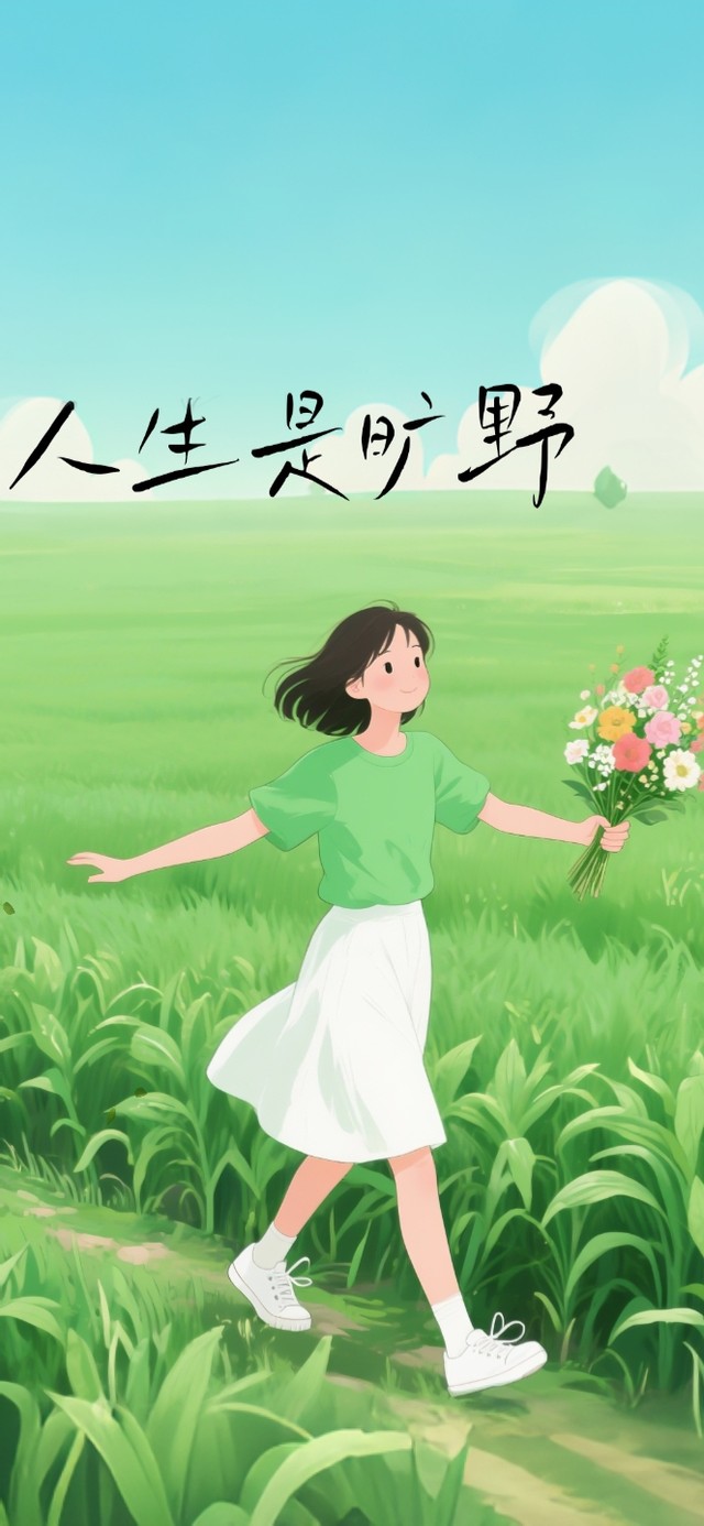 清新麦田