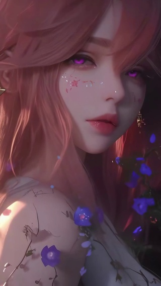 暮色狐耳少女