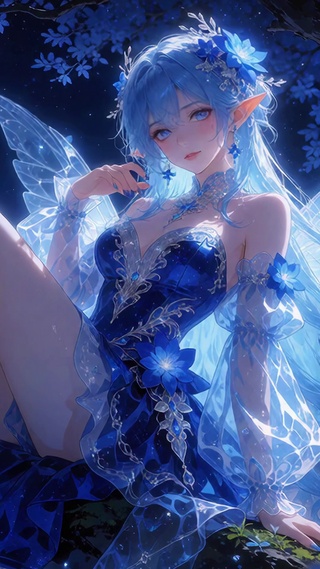 梦幻月光精灵女孩