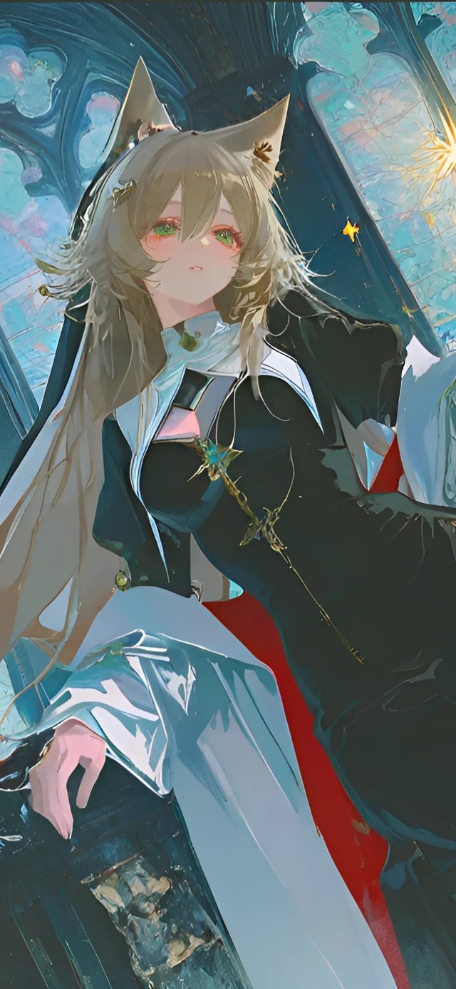 忘归人-教堂修女制服美女