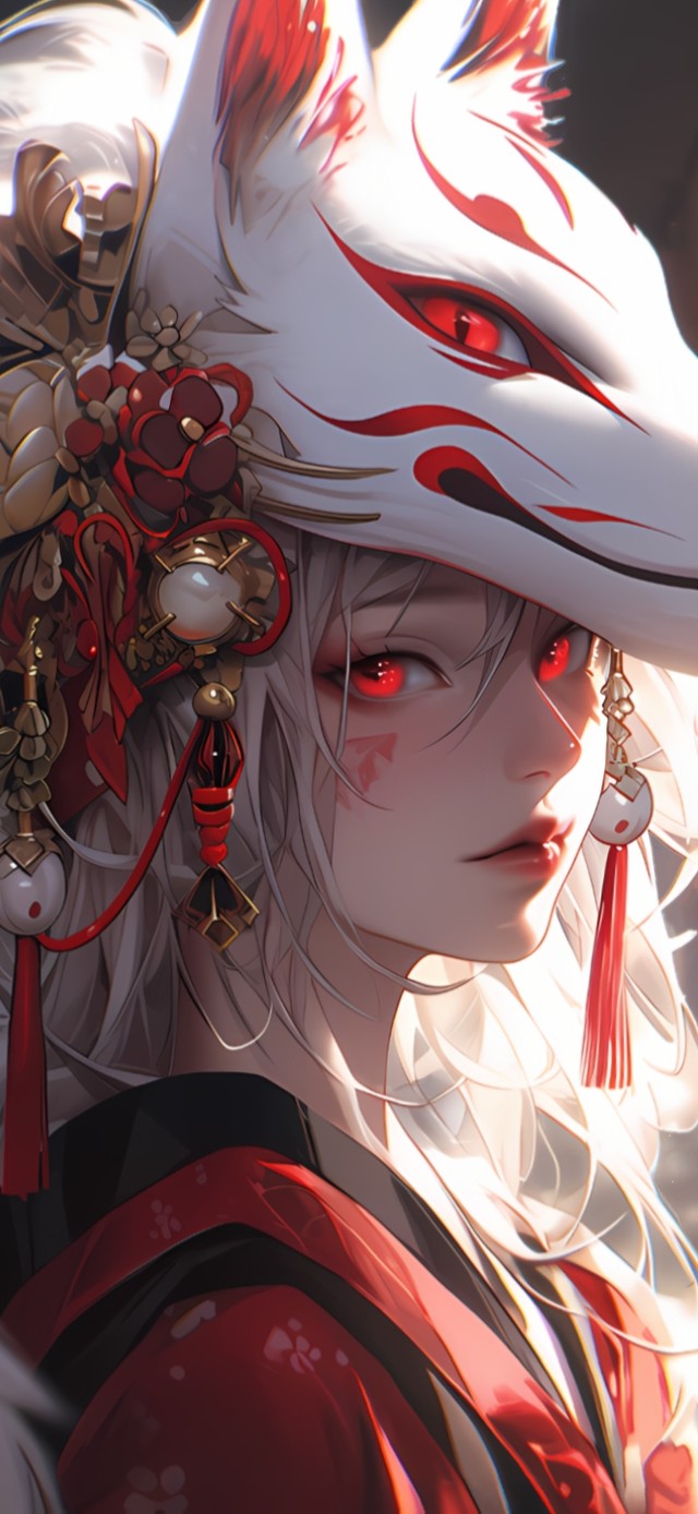 妖狐少女(动漫手机动态壁纸) - 动漫手机壁纸下载 - 元气壁纸
