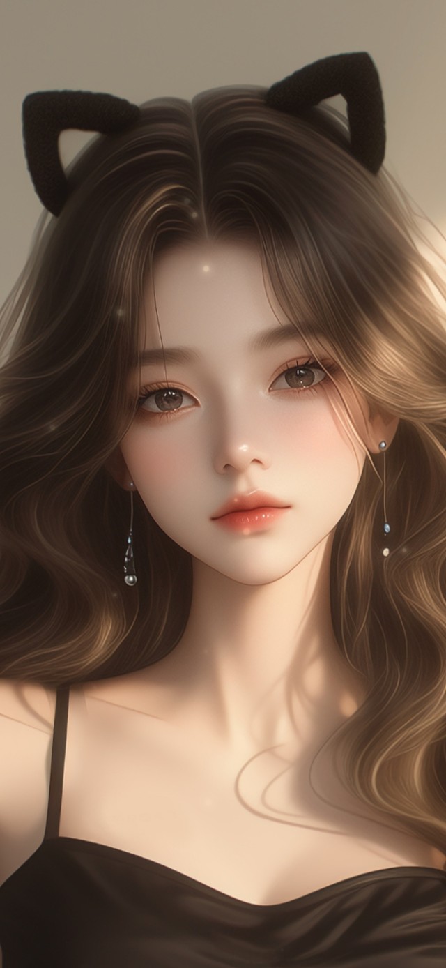 可爱猫耳少女