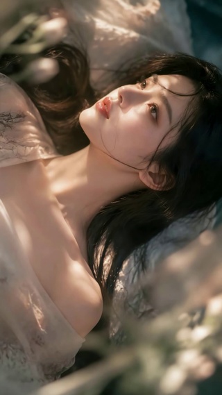 氛围感温柔侧颜女神