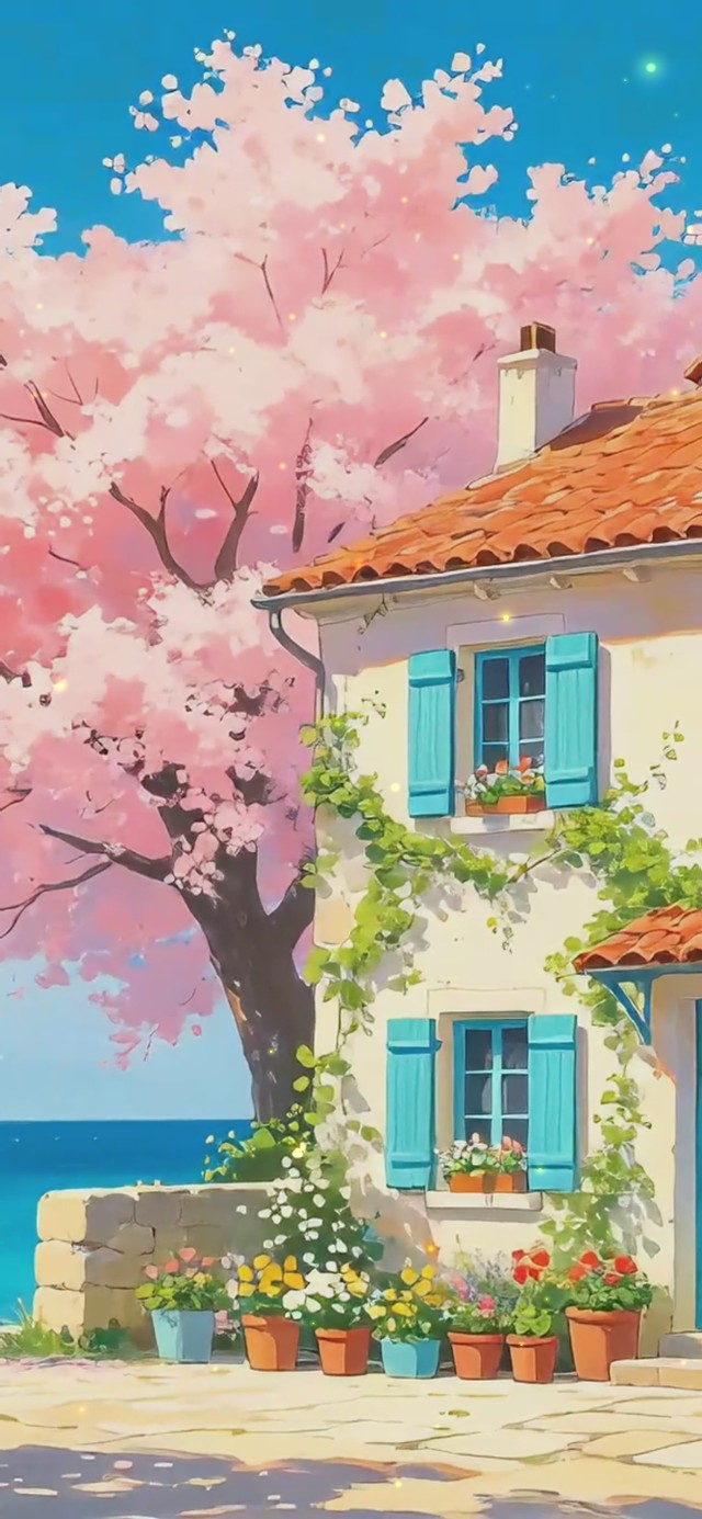 海边樱花小屋