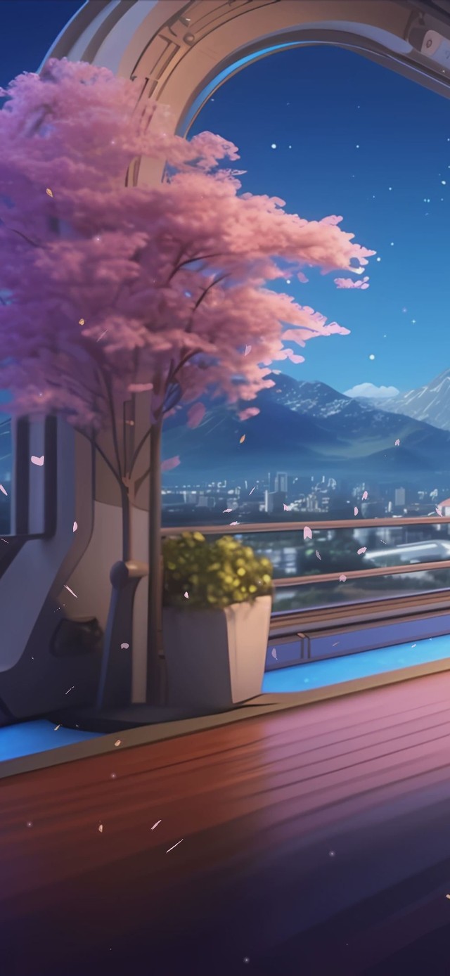 太空舱夜景