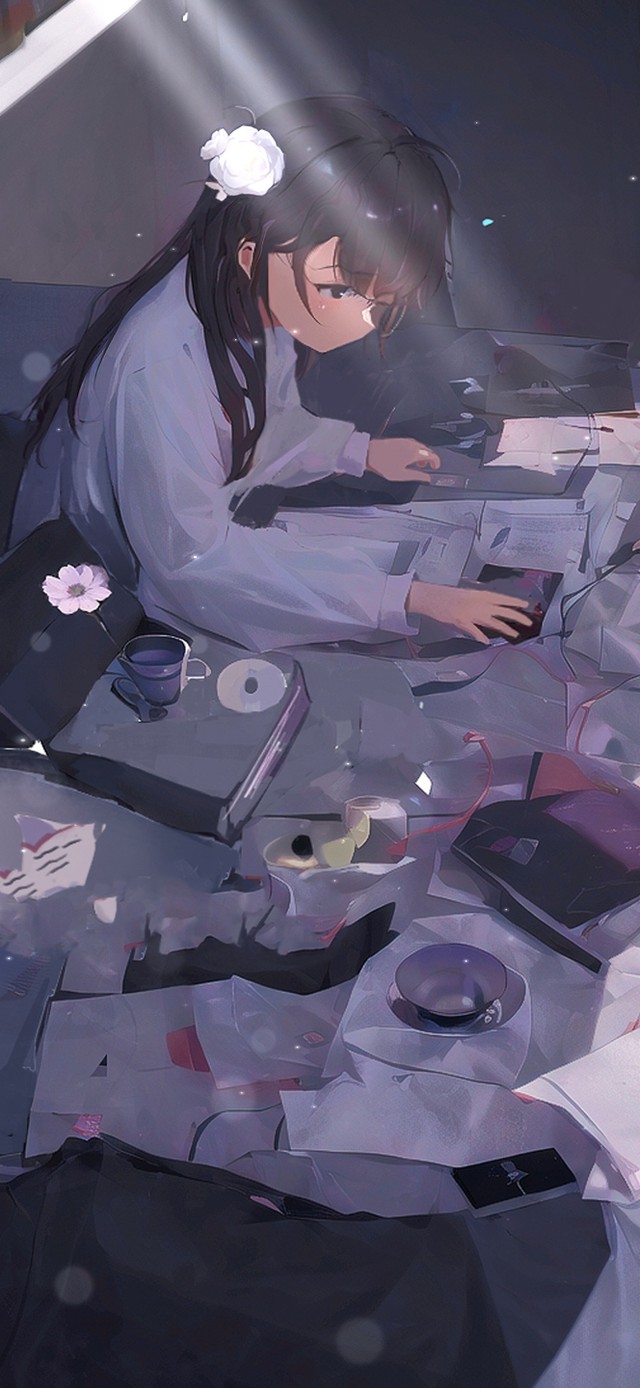 治愈唯美动漫少女