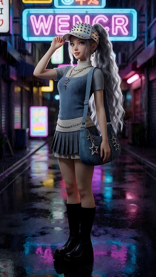 千禧甜酷少女