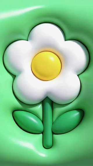 超可爱的3D蛋黄花