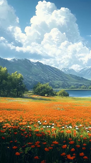 唯美自然花海