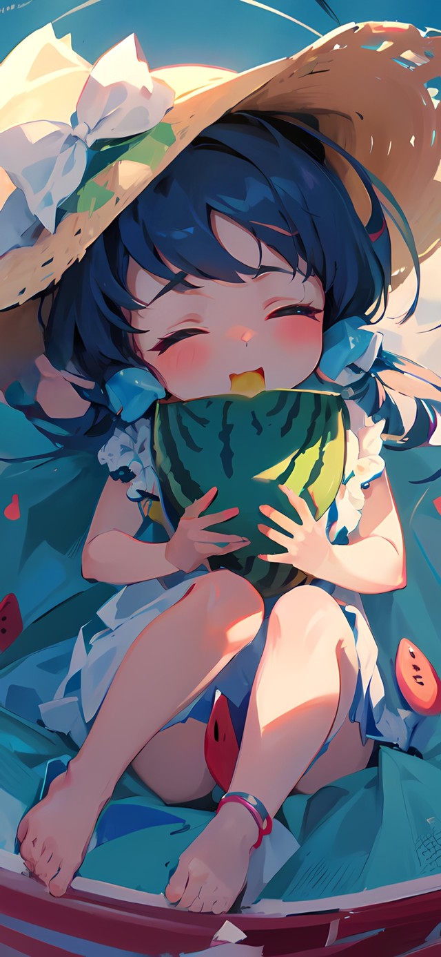 夏日炎炎，唯西瓜作伴