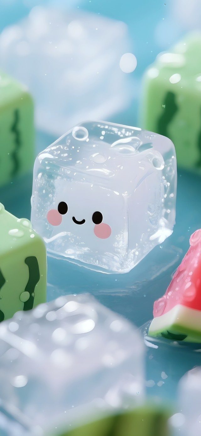 清凉夏日冰镇西瓜