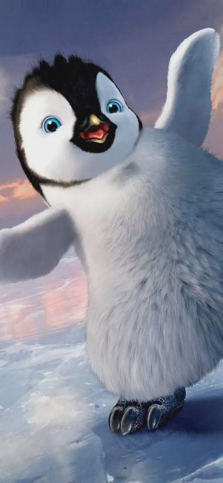 Penguin walking