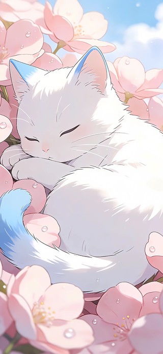 治愈睡觉的猫咪