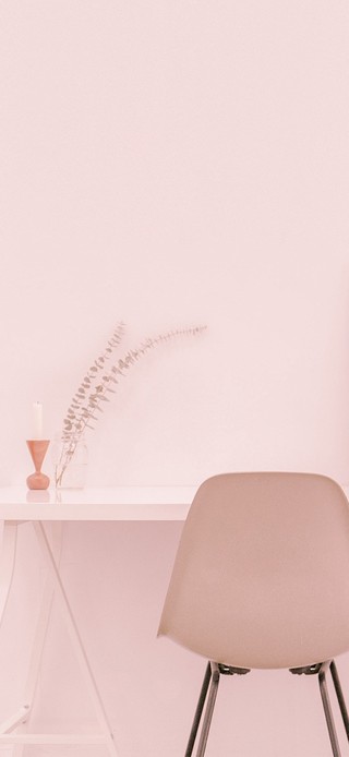 唯美可爱粉色书桌