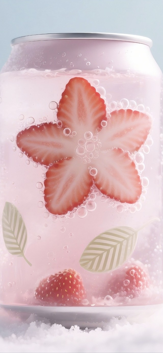 草莓花冰饮莓有烦恼哦